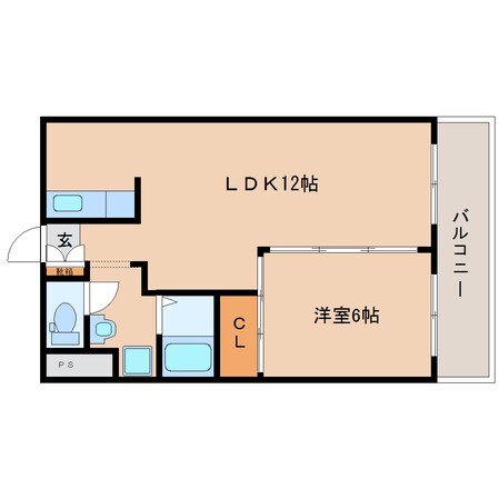 近鉄奈良駅 バス8分  般若寺下車：停歩3分 3階の物件間取画像